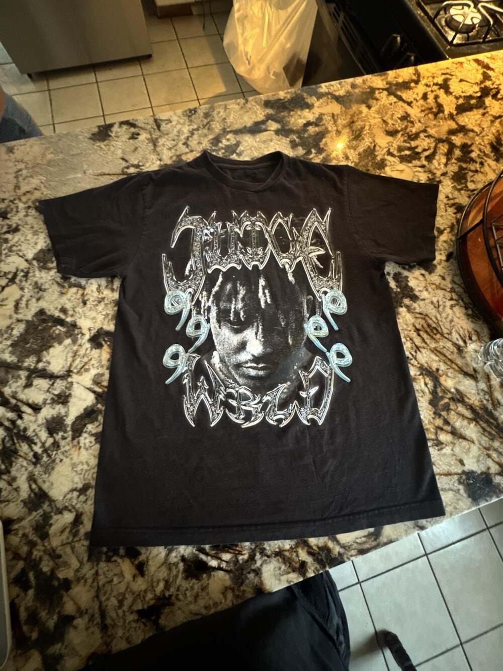 999 Club Juice WRLD Graphic Black T-Shirt